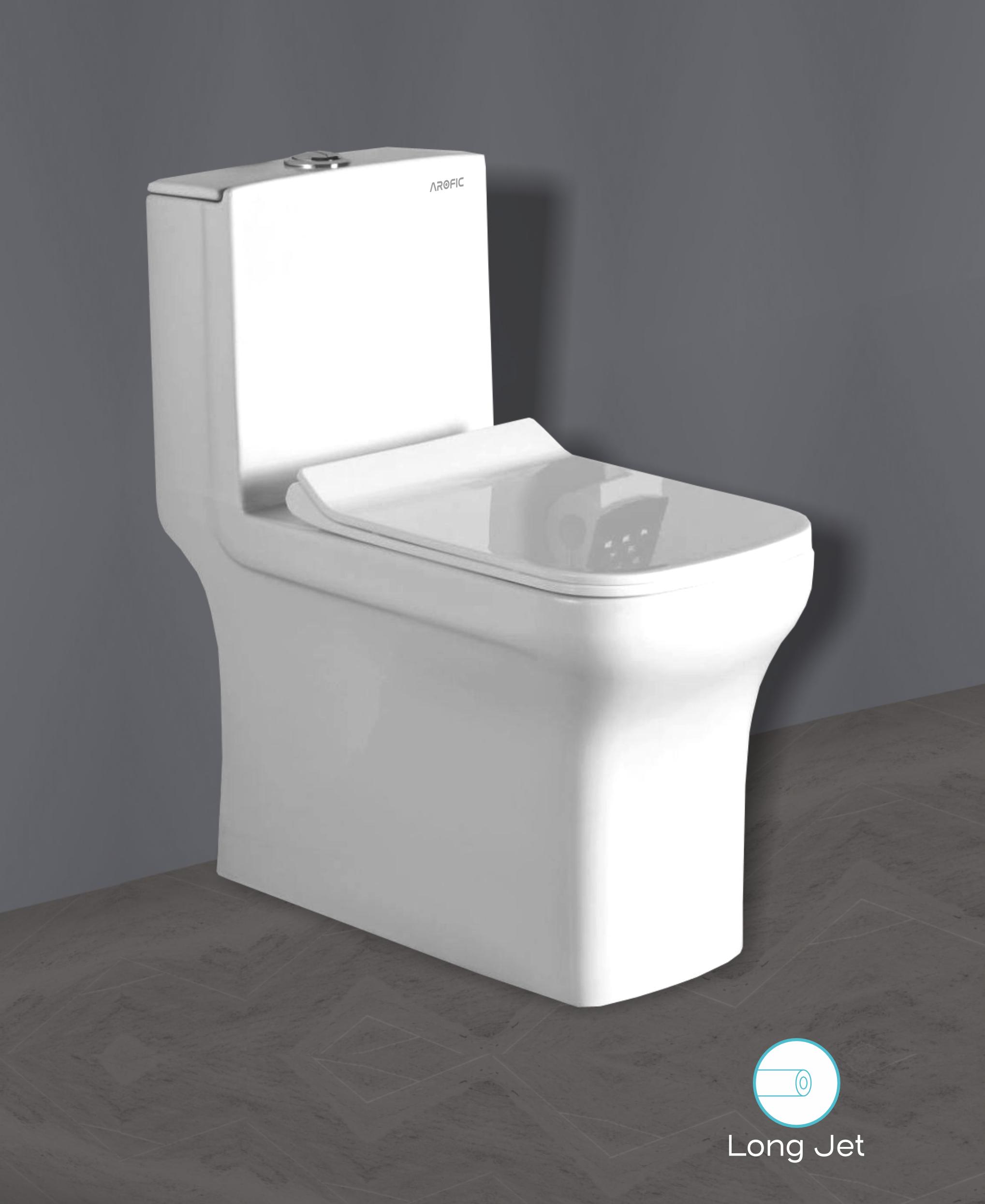 SPECTO One Piece Closet – Long Jet Flush