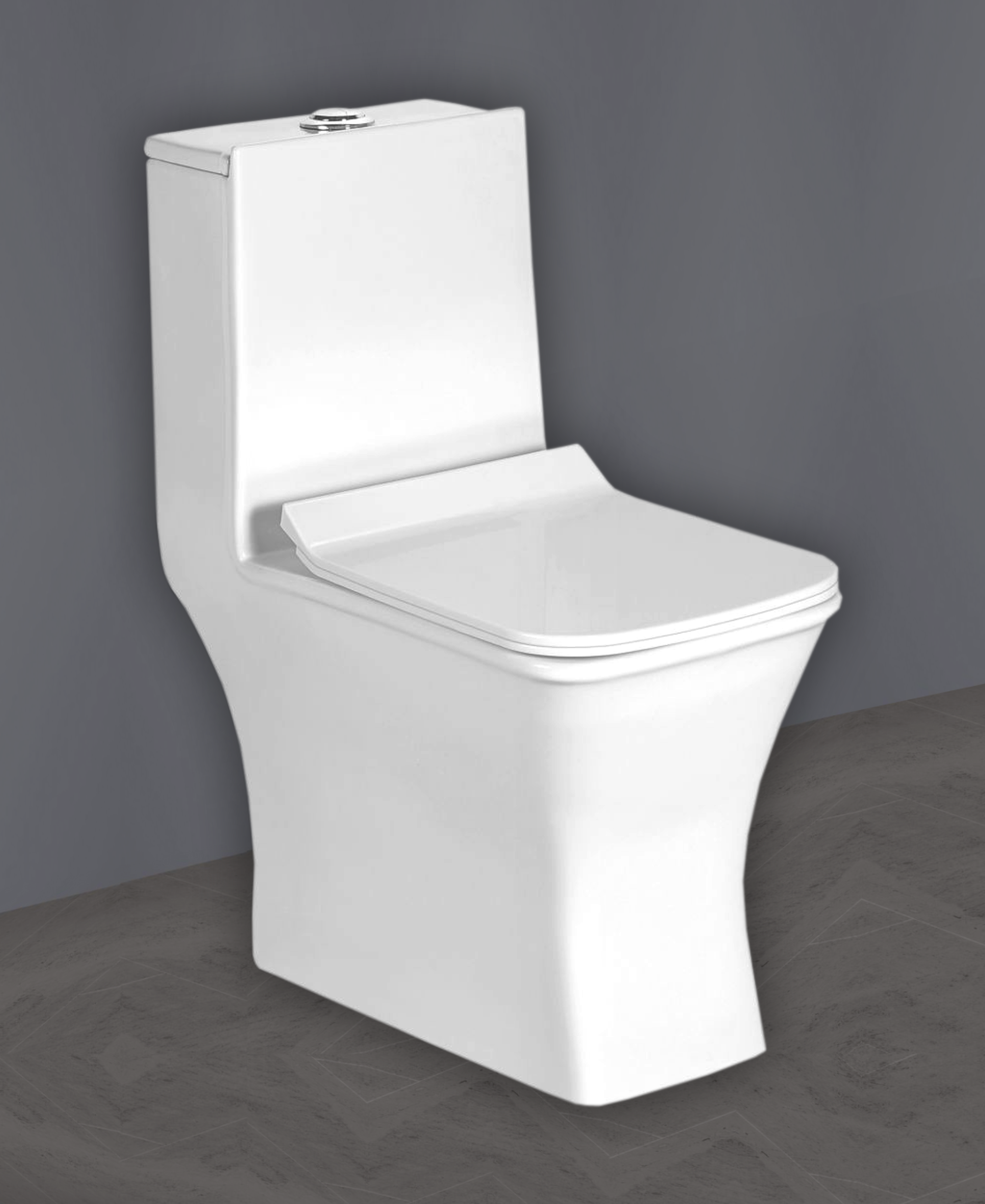 SPACE One Piece Closet – Soft Close Seat Cover