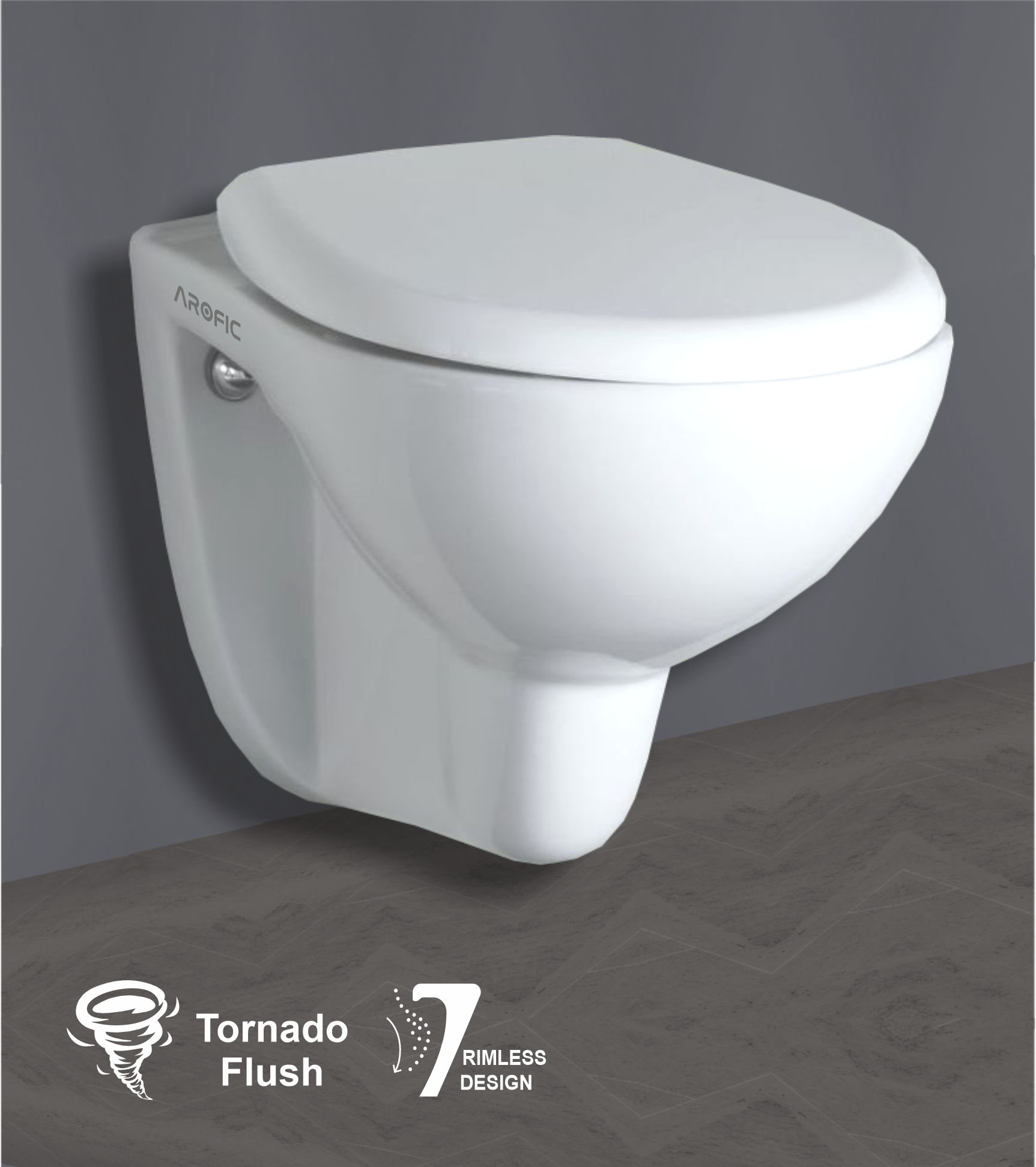 ONIX Wall Hung Closet – Rimless Design