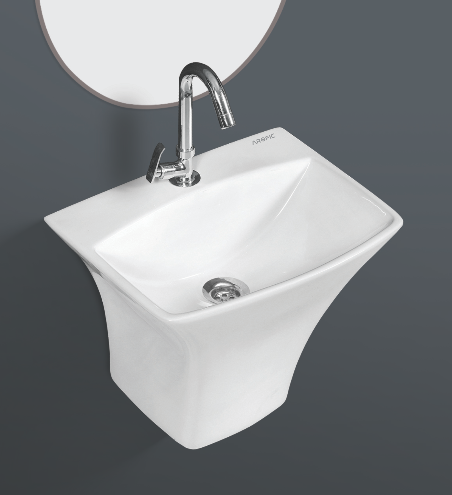 PRIMUS Pedestal Wash Basin – Modern Design