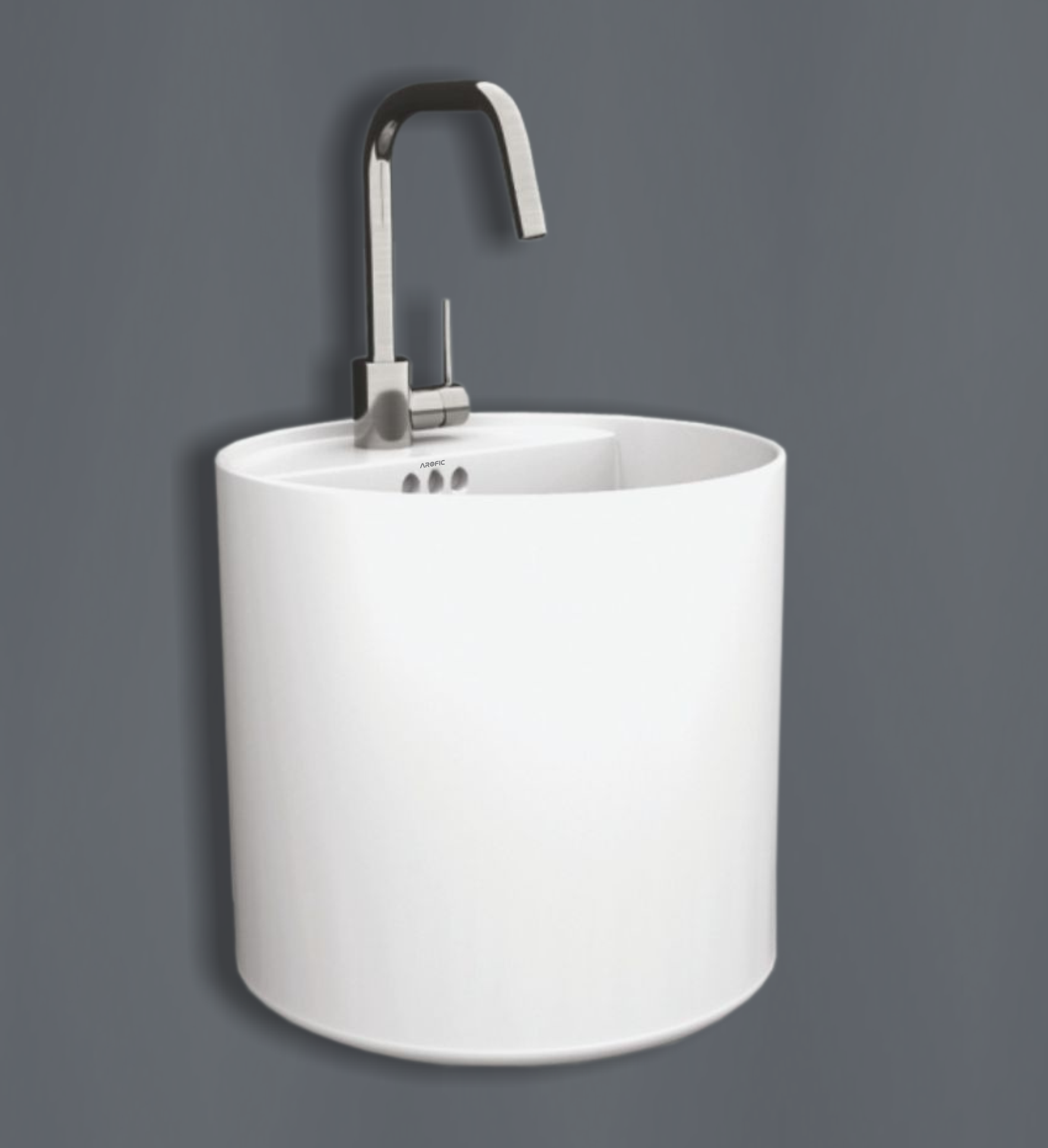 SPHERE Pedestal Wash Basin – Round Design