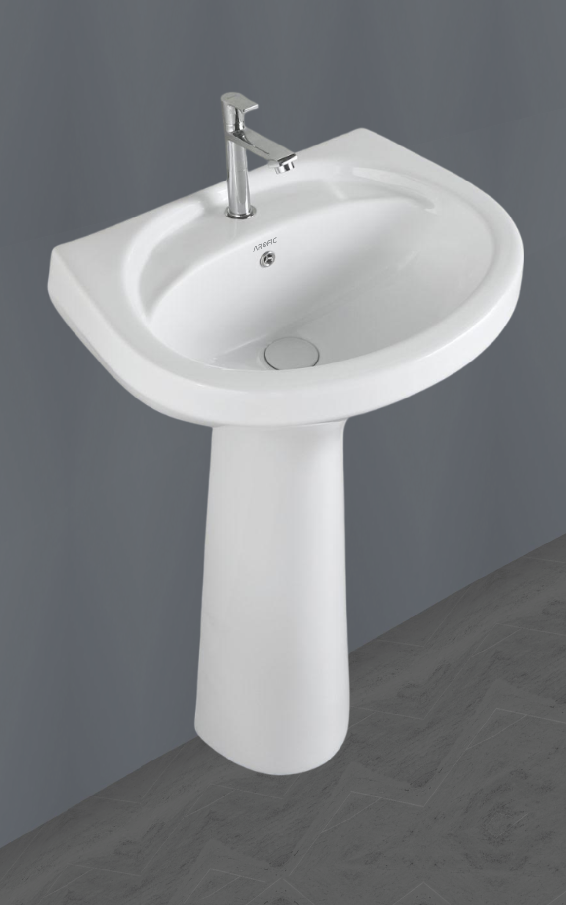 SIGMA Pedestal Wash Basin – Classic Round
