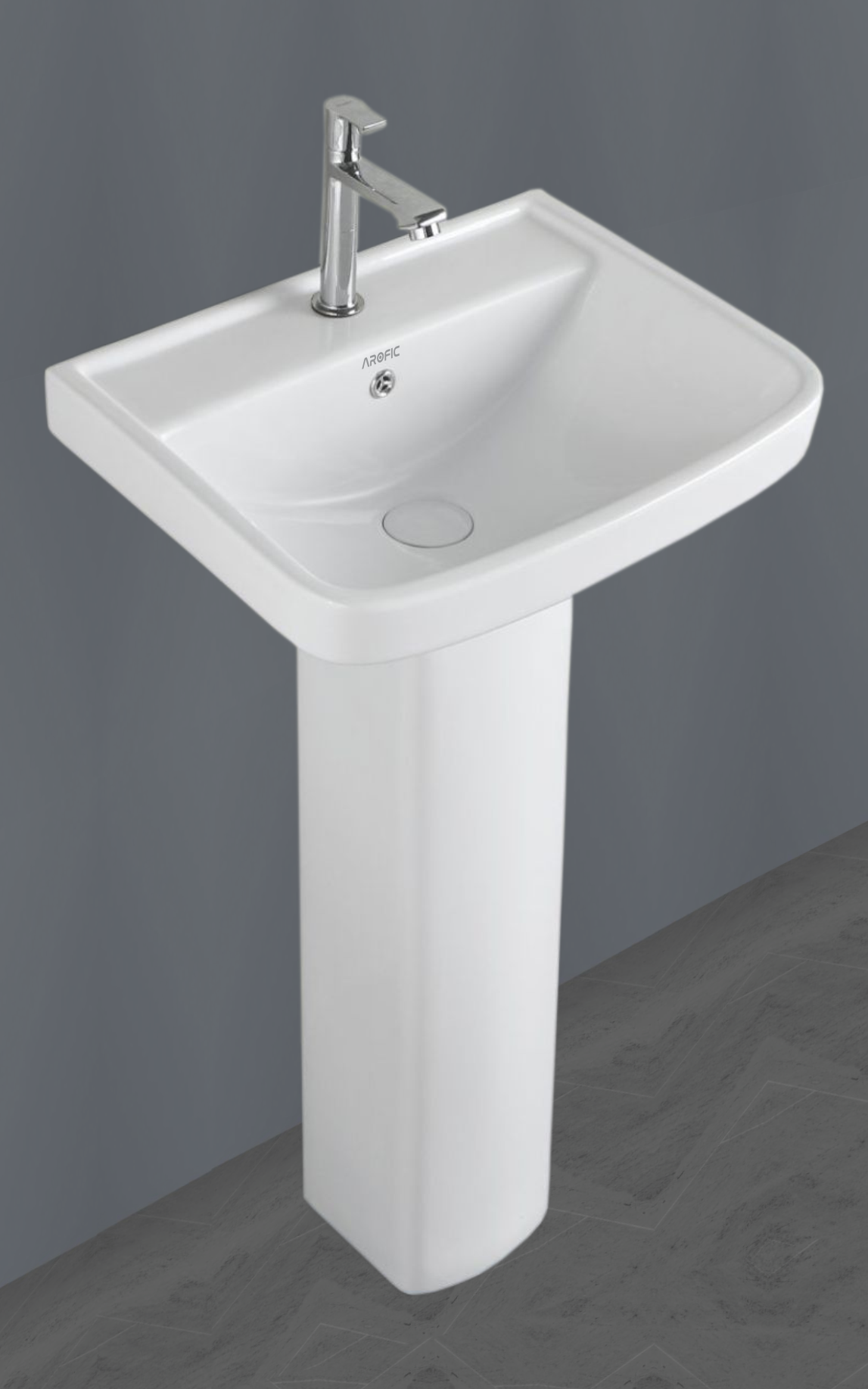 JOY Pedestal Wash Basin – Compact Design